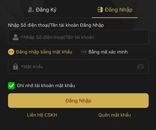 Đăng Ký Tài Khoản Tại 58M Casino